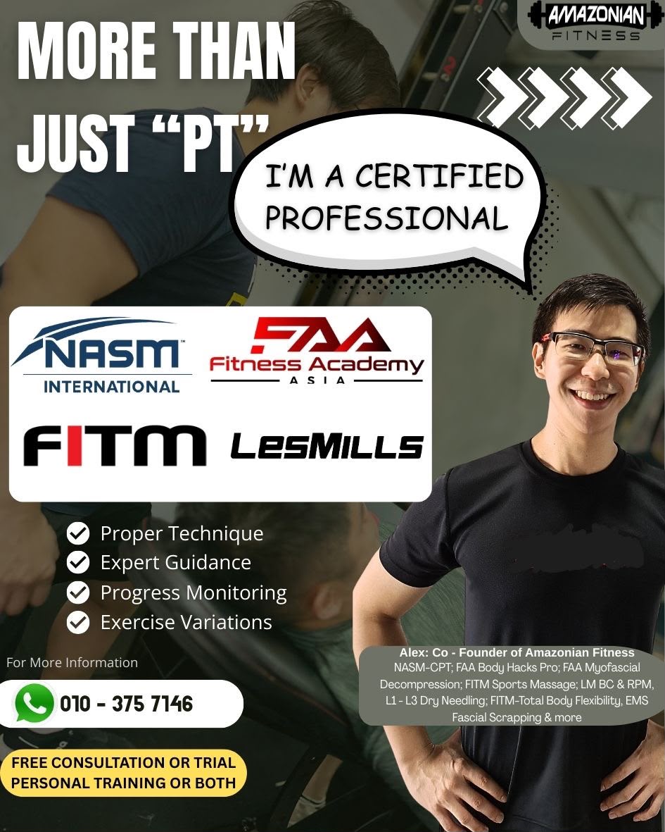 Certified personal training at Amazonian Fitness