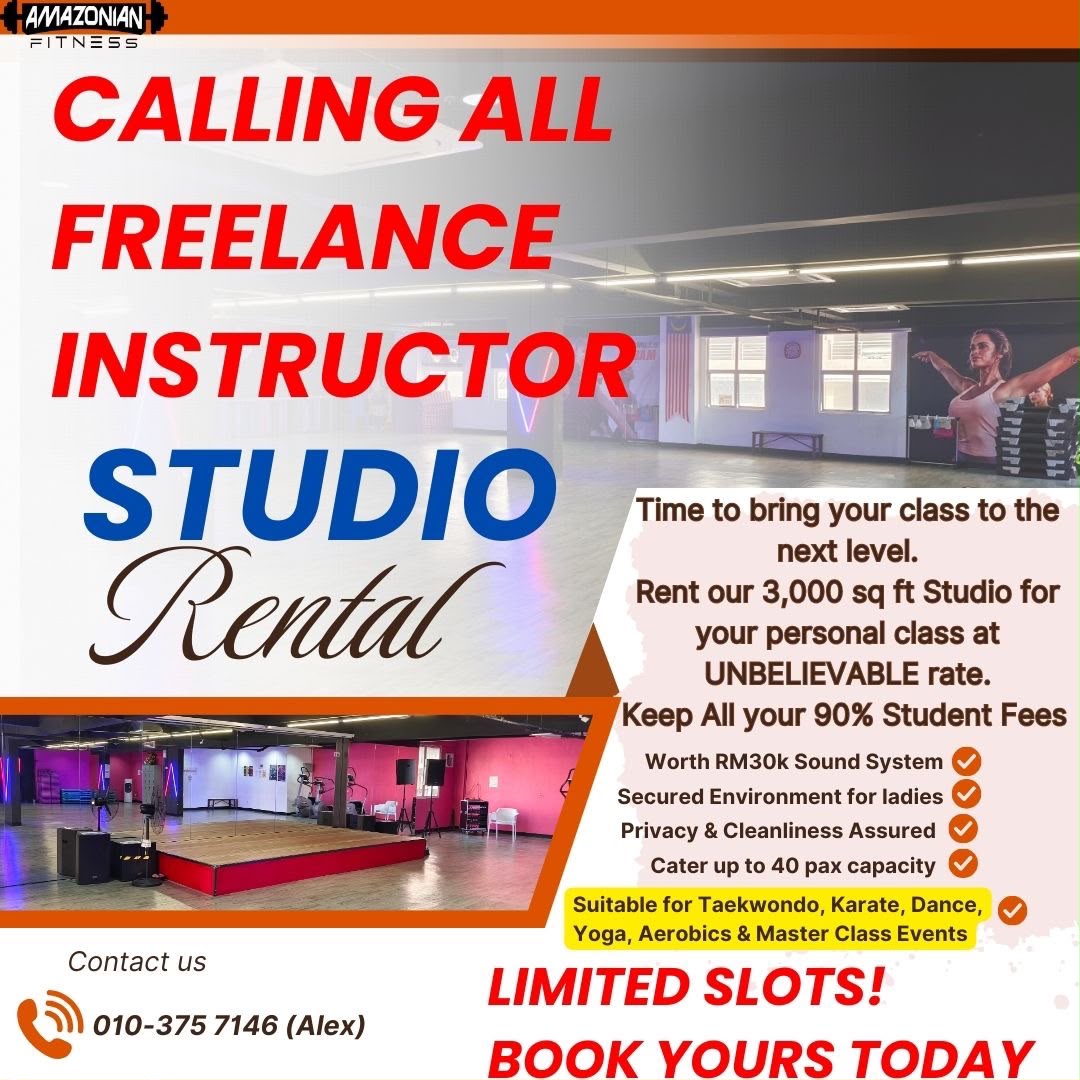 Studio rental for freelance instructors